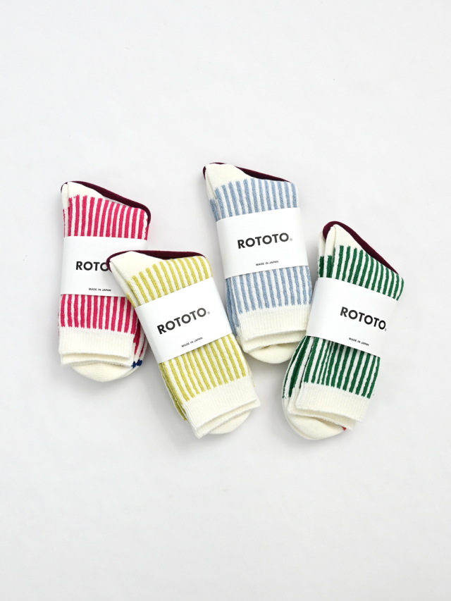 ROTOTO(ロトト) VERTICAL STRIPE SOCKS