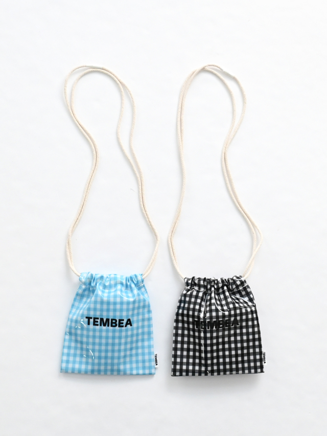 TEMBEA 巾着ギンガムチェック 24SS TEMBEA(テンベア) 巾着 POCHETTE-ギンガムチェック