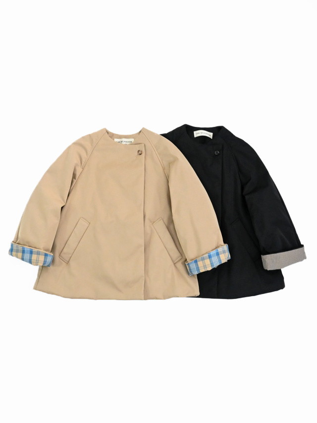 Shinzone(シンゾーン) COLLARLESS PADDED COAT