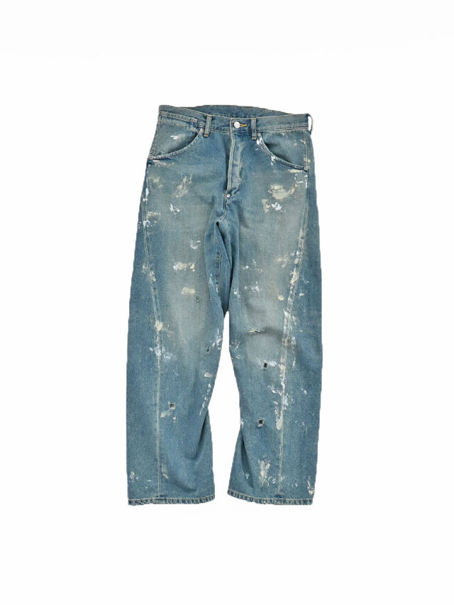 SOPHIE TALKS ABOUT THE WEATHER(ソフィー トークス アバウト ザ ウェザー) BACK CINCH JEANS PAINT