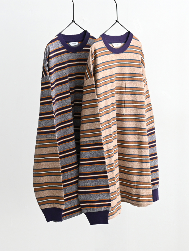 PHEENY フィーニー Velours border S/S フィーニー PHEENY フィーニー Velours border S|S フィーニー