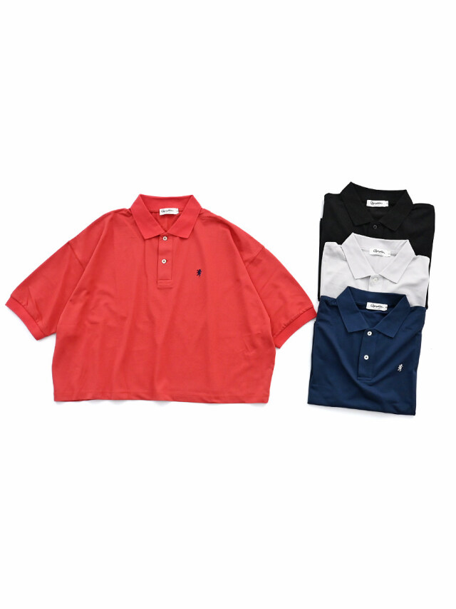 Gymphlex (ジムフレックス)　ハイゲージの鹿の子 ポロシャツ