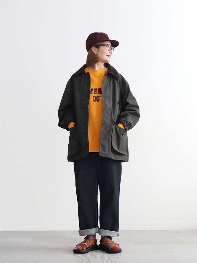 nanamica 黄色い RegularCollarWindShirt S ナナミカ