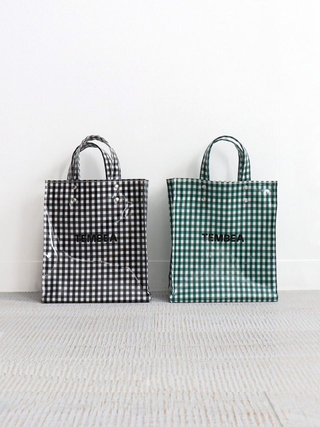 TEMBEA(テンベア) PAPER TOTE SMALL GINGHAM