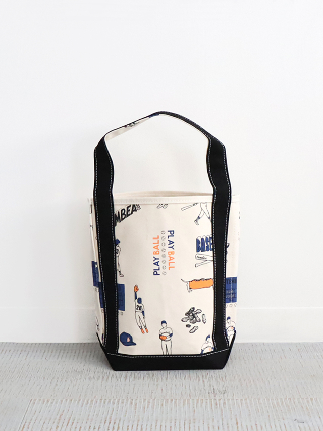 TEMBEA(テンベア) BAGUETTE TOTE SMALL PRINT BASE BALL