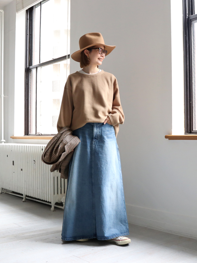 【美品】Graphpaper Selvage Denim Skirt サイズ0 美品】Graphpaper Selvage Denim Skirt サイズ0