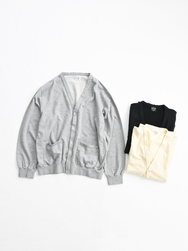 orSlow(オアスロウ) LIGHT WEIGHT FRENCH TERRY SWEAT SHIRT CARDIGAN