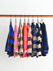 maillot(マイヨ) Wide Border Long-Tee （ワイドボーダーロングTee） MAK-21222