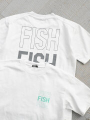 FiSH'S (フィッシュ)　ビッグロゴ プリントTee #C