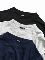 maillot mature (マイヨマチュア)　Super Wool Long-Tee (スーパーウール・ロンTee) MAC-24266
