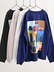 ill (イル)　"ill communication" プリント L/S Tee (ZUCK) Made by Ohh!