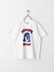 TACOMA FUJI RECORDS(タコマフジレコード) TACOMA OF NOISE Tee designed by Yunosuke - BLUE×RED