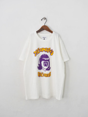 TACOMA FUJI RECORDS(タコマフジレコード) TACOMA OF NOISE Tee designed by Yunosuke - YELLOW×PURPLE