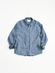 【2/23(月) 19:00発売開始】　YAECA (ヤエカ)　Comfort Shirt -Extra Wide "Indigo" (150611104) -ナイモノねだり