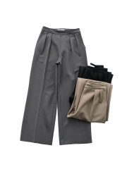 PHEENY(フィーニー)　Amunzen 2 tuck wide pants