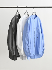 nanamica（ナナミカ） Band Collar Wind Shirt (全3色)