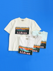 L.L.Bean(エルエルビーン) モリル・ショートスリーブ・カタディン・ロゴティ