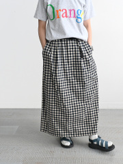 Oblada(オブラダ) GINGHAM CHECK SKIRT