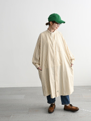 L.L.Bean(エルエルビーン) 長袖・シャツワンピース (全4色)