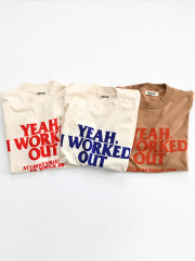 UNDYED (アンダイド)　30/-PV Print Tee(YEAH)
