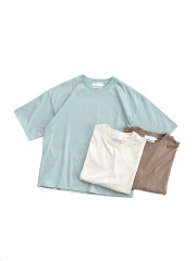 Graphpaper(グラフペーパー) Tri Spun Cotton Crew Neck Tee