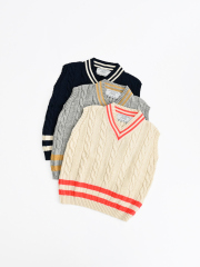 【50%OFF】OLDDERBY KNITWEAR (オールドダービーニットウエア) Cricket 7g Vee Slipover