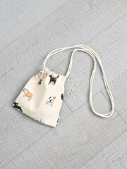 TEMBEA(テンベア) 巾着POCHETTE PRINT - DOG柄