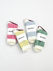 ROTOTO(ロトト) VERTICAL STRIPE SOCKS