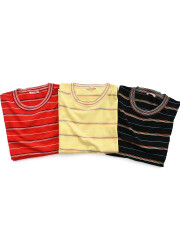 RYE TENDER（ライテンダー）  CENTRE TEE - MIX STRIPE