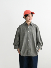 PARROTT CANVAS(パロットキャンバス) PCM Regular Shirt - Small Check (全2色)