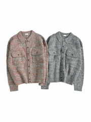 crepuscule (クレプスキュール)　Rib Pattern Knit Jacket