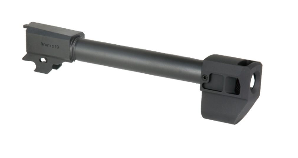 Bomber Airsoft Herrington Arms HC320タイプ コンペンセイター＆アウターバレルセット BK/TAN SIG(VFC) M17 GBB 対応