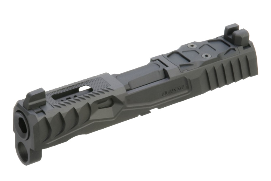 Bomber Airsoft NORSSO Bull Barrel Reptile KP カスタムスライド BK SIG(VFC) P320-M18/XCarry対応
