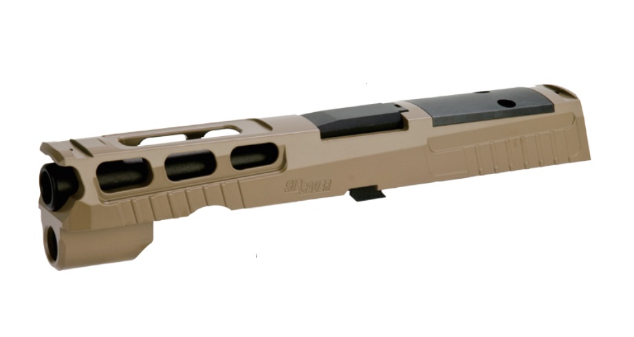 Bomber Airsoft  カスタム アルミ CNC PRO-CUT スライド 4.7インチ SIG Airsoft P320/M17 GBB 対応 TAN