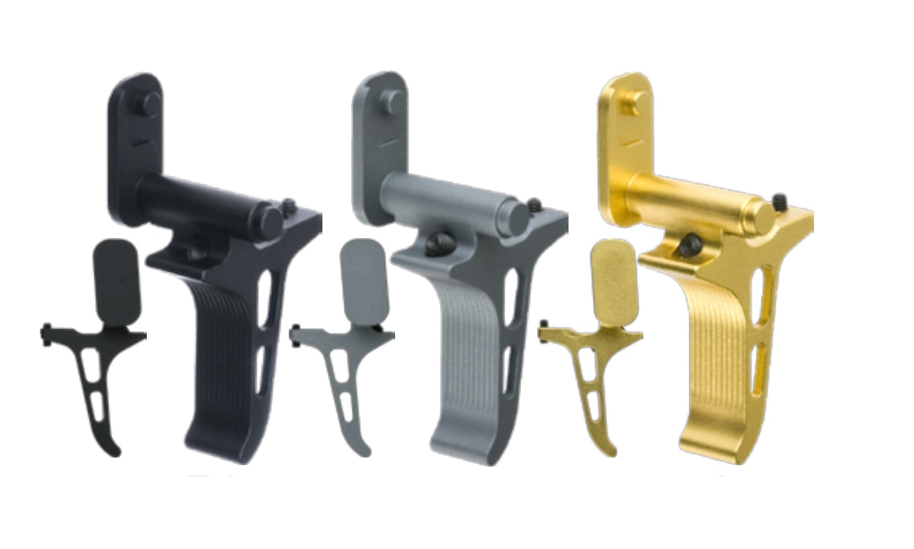 Bomber Airsoft ArmoryCraftタイプ デュアル アジャスタブル フラットトリガー SIG(VFC) P320 M17/M18対応 【BK/GRY/GD】