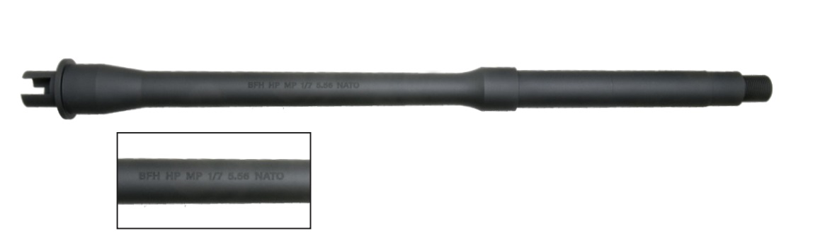 BJ TAC BCM BFHタイプ 14.5inch アルミアウターバレル BK 東京マルイ M4 MWS対応
