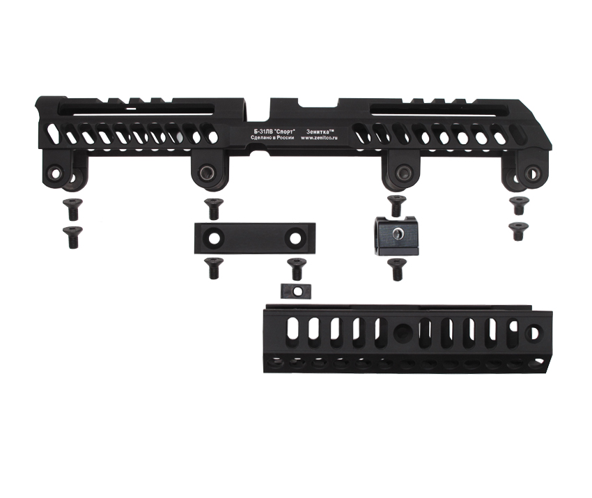 WII TECH Zenitco SPORT-4タイプ エクステンションレール マルイ AKM/B-10L(ロアハンドガード) 対応