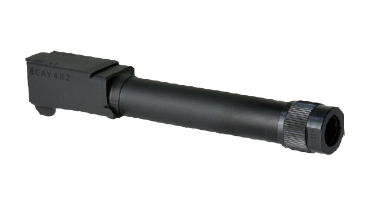 DETONATOR 東京マルイ G19 Gen.3/4対応 アルミアウターバレル (14mm逆ネジ) Glock Factoryタイプネジカバー付属
