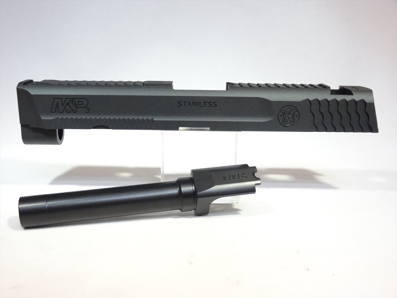 DETONATOR S&W 10-8 M&P9 カスタムスライド 4.25インチモデル-BK マルイ M&P 9 GBB対応