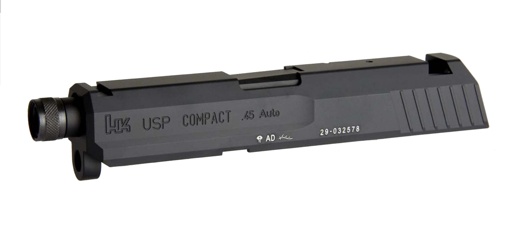 DETONATOR USP Compact対応 H&K USP45 CT NAVY SEAL プロトタイプ カスタムスライドセット BK (SL-USP04BK)