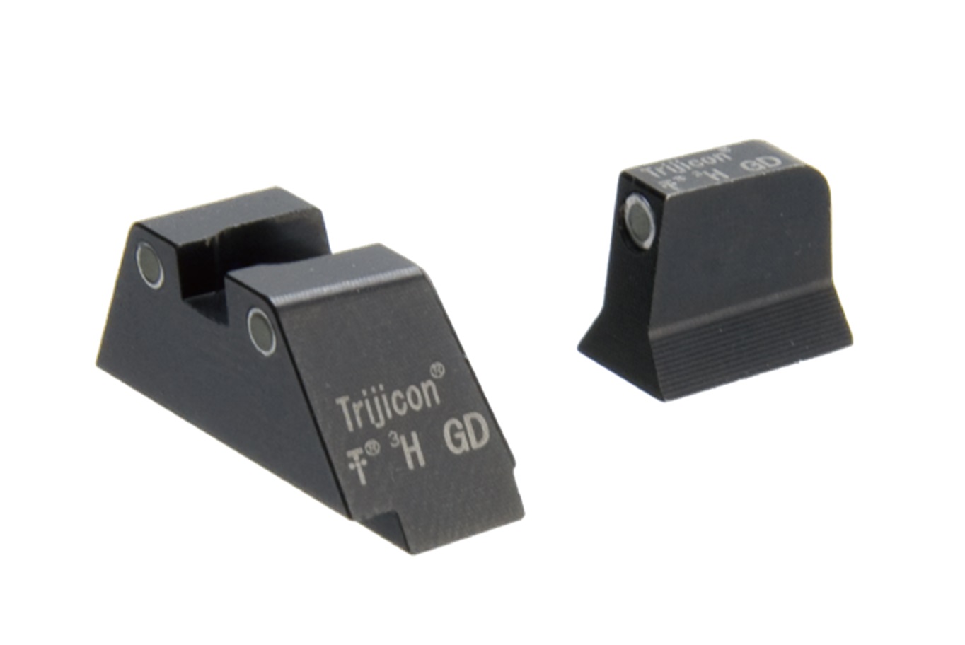 DETONATOR 東京マルイ Glock Gen.3/4/5対応 Trijicon GL-201 Suppressor Sightタイプ フロント&リアサイトセット