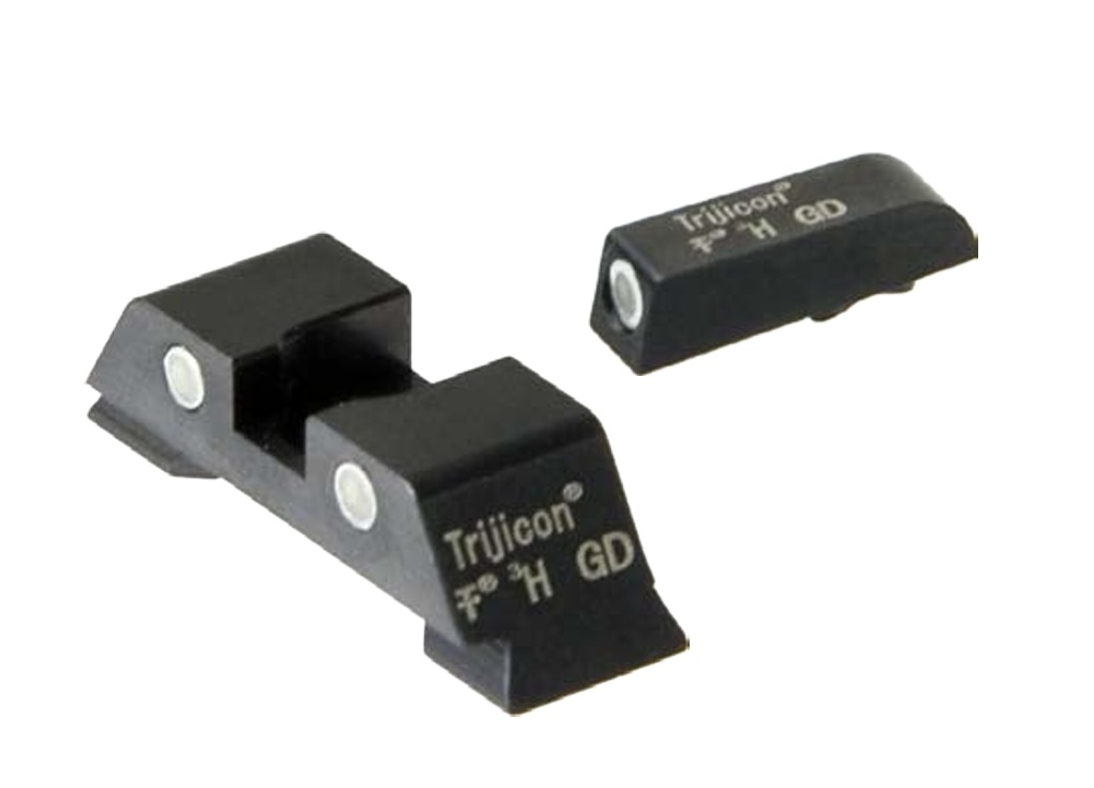 DETONATOR UMAREX(GHK/VFC) Glock対応 Trijicon GL-01タイプ スチール フロント＆リアサイトセット (ST-UMX06)