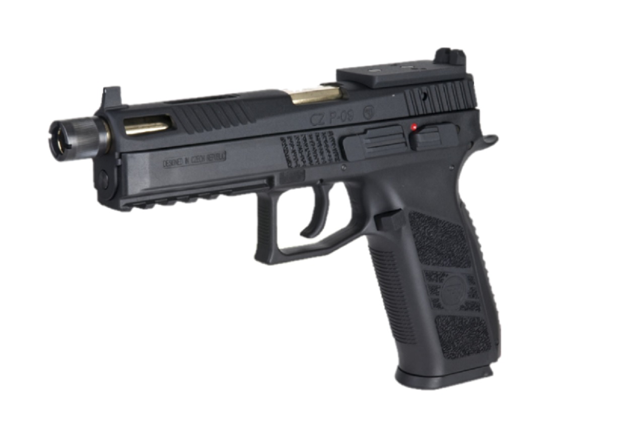 KJ-Works CZ P-09 DUTY Suppressor Ready Optics Ready GBB BK
