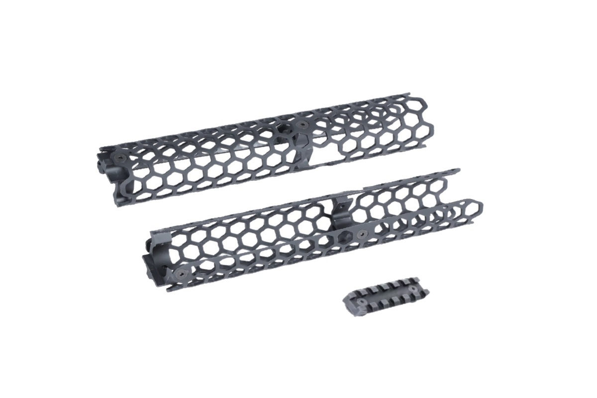 KIZUNA WORKS LCT/GHK AKM/AK対応 Hexagon Tactical タイプ ロアハンドガード (25.8cm)