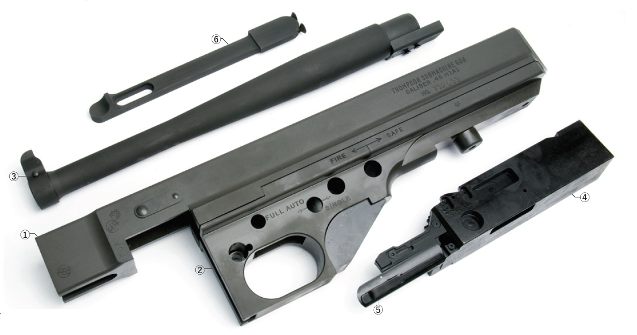 New Generation Cybergun/WE Thompson GBB用 Thompson M1A1 スティールレシーバーコンバージョンキット