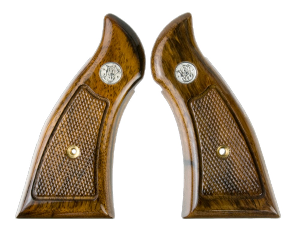 ROBIN HOOD Tactical Square Butt Grip/Factory Originalタイプ 木製グリップ タナカ S&W M10(Kフレーム)対応