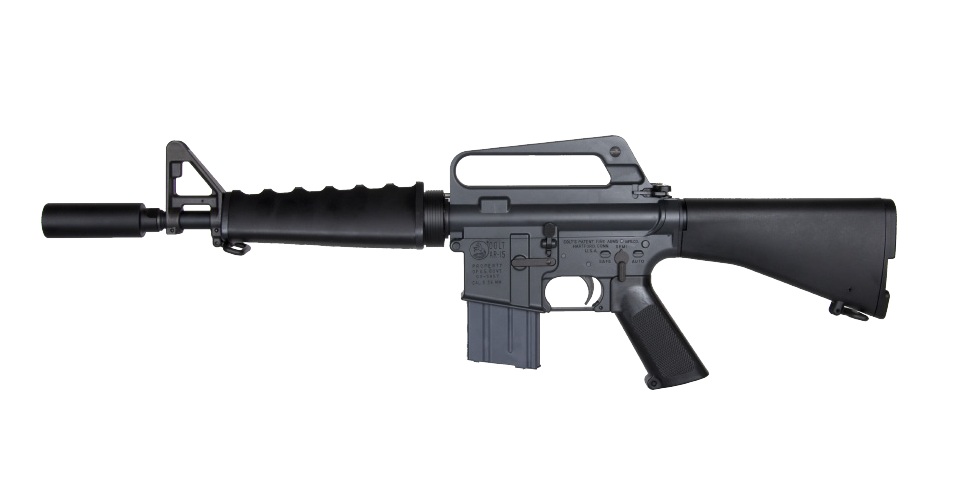 【NPAS】T8/CGS COLT M607 CAR-15 10inchバレル ガスブローバックライフル