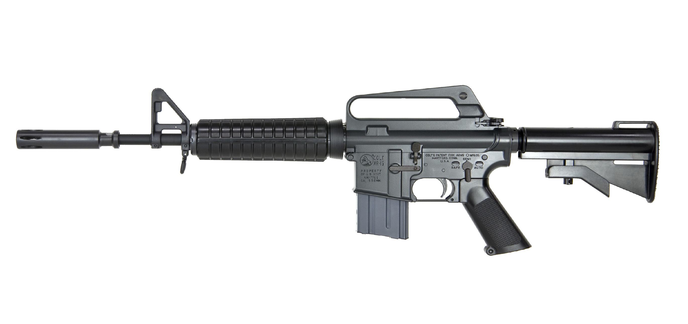 【NPAS】T8/CGS COLT Model629 XM177E2 11.5inchバレル ガスブローバックライフル