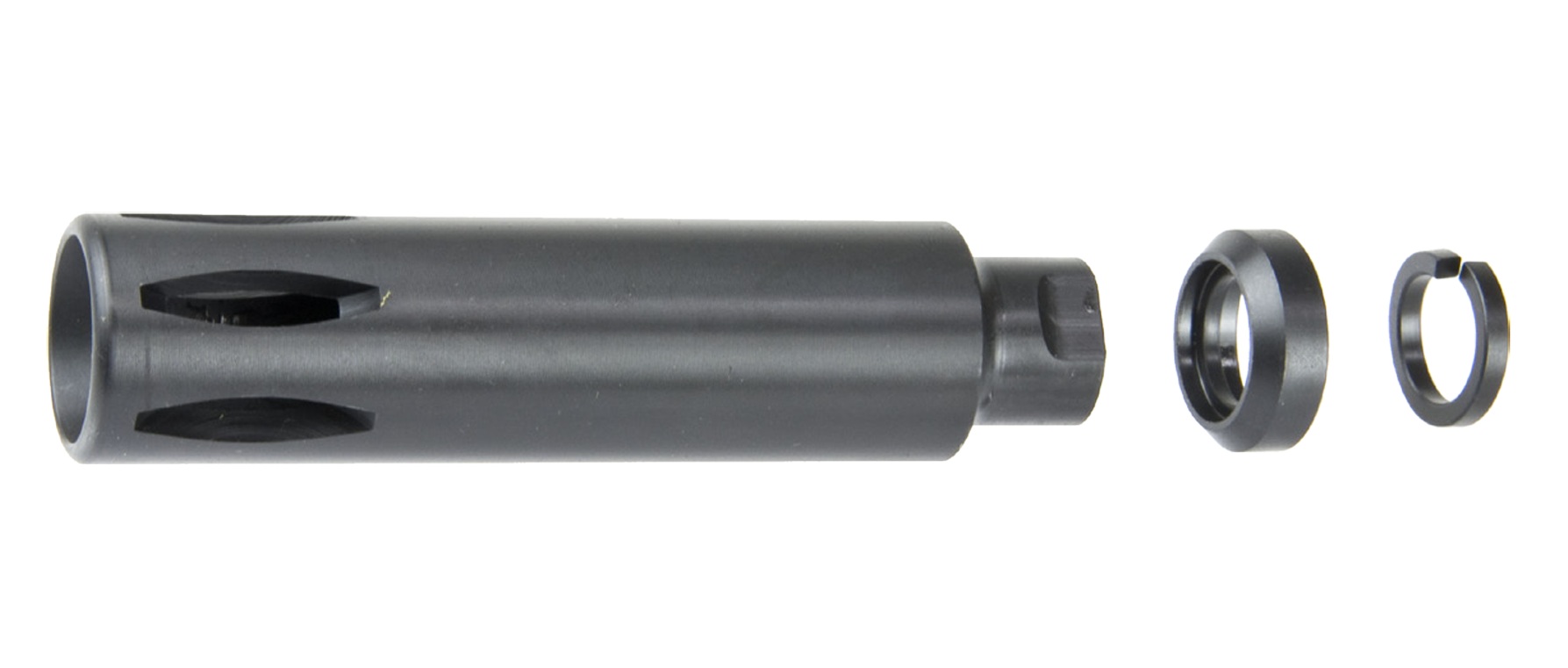 T8/CGS XM177E2タイプ サウンドモデレータ (14mm逆ネジ)