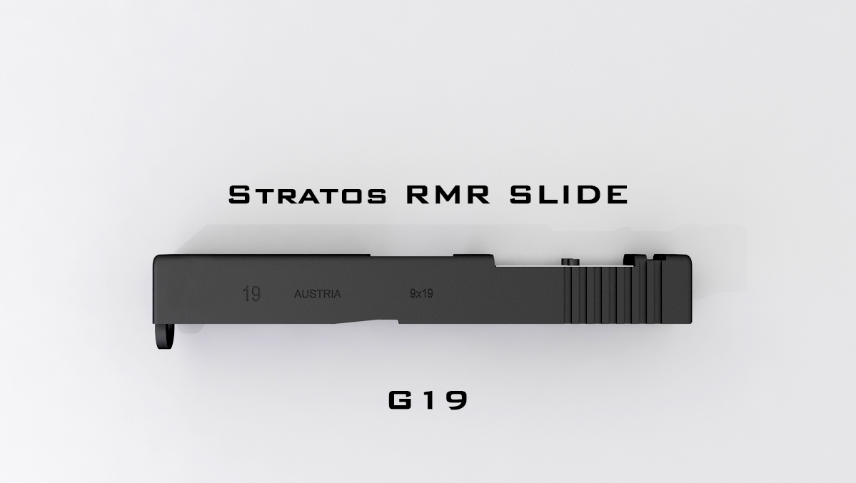 VOLANTE Airsoft 東京マルイ G19対応 MK27 Mod1カスタムスライド専用（Stratosブローバックユニット搭載）